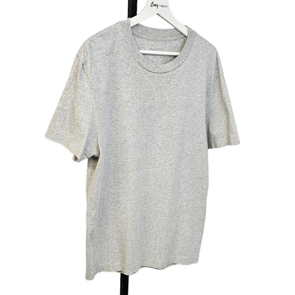 All Saints Men's Musica Short Sleeve Crew Neck Relaxed Fit T-Shirt Size Small - Picture 2 of 8